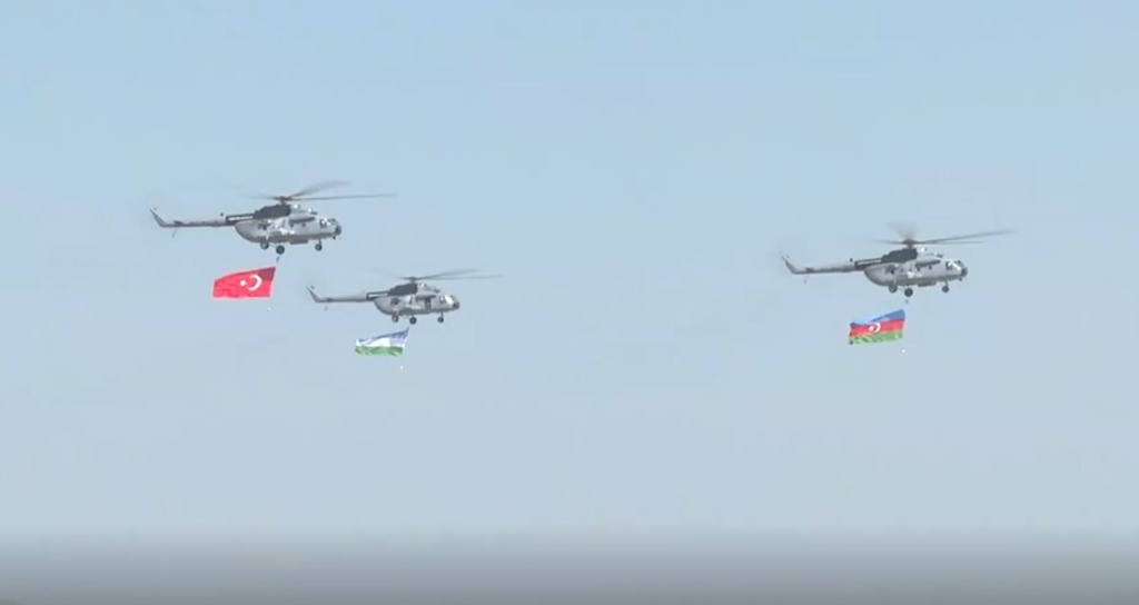 Türkiye, Azerbaycan ve Özbekistan Birliklerinin Katıldığı Tatbikatta Meskun Mahal Eğitimi Yapıldı