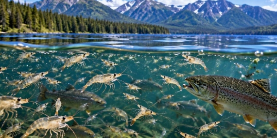 Flathead Gölü’ne Bırakılan Karidesler Besin Ağını Değiştirerek Balık Popülasyonunu Düşürdü