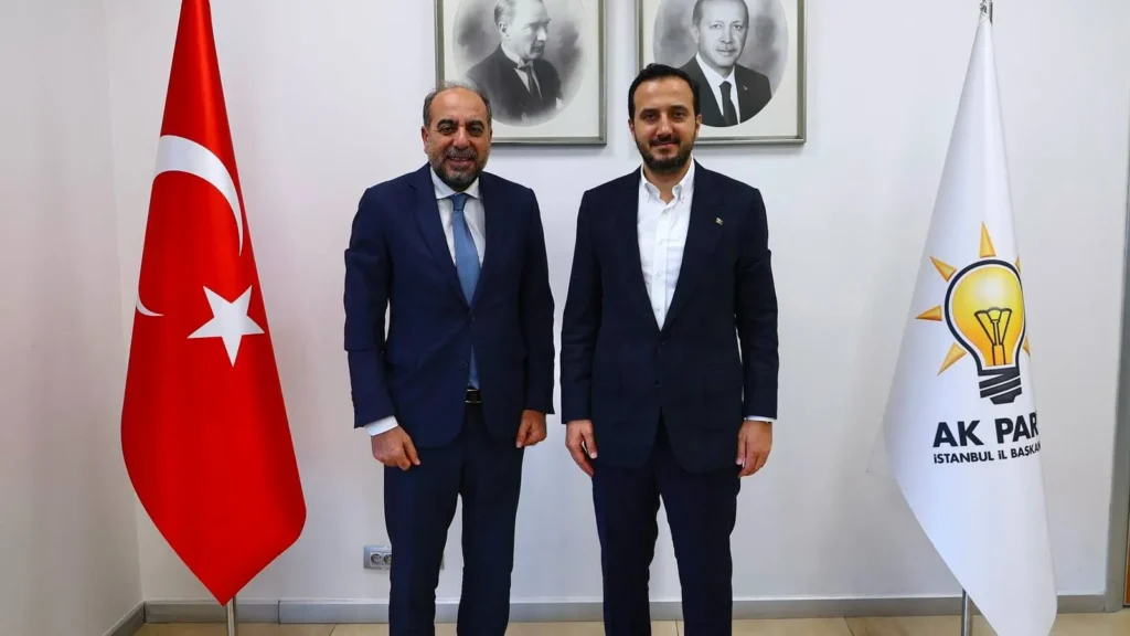 İstanbul 2 Nolu Barosu Başkanı Rıza Saka AKP İl Başkanlığını Ziyaret Etti