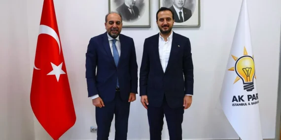 İstanbul 2 Nolu Barosu Başkanı Rıza Saka AKP İl Başkanlığını Ziyaret Etti