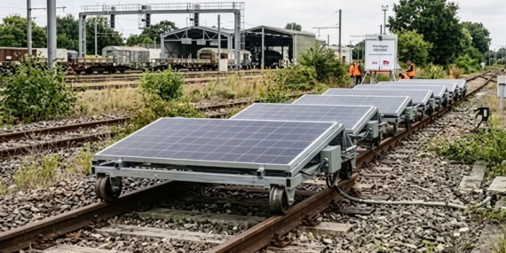 SNCF Atıl Ray Hatlarını Modüler Güneş Enerjisi Santrallerine Dönüştüren SOLVEIG Sistemini Test Ediyor